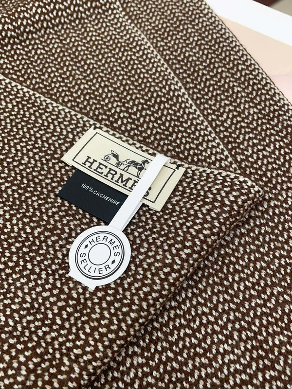 SCIARPA GRANITE MUFFLER 180 CM IN CASHMERE MARRONE CARAMELLO