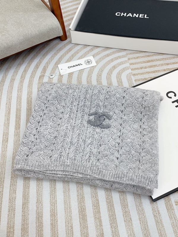 SCIARPA 190 CM IN CASHMERE GRIGIO NUVOLA 396247