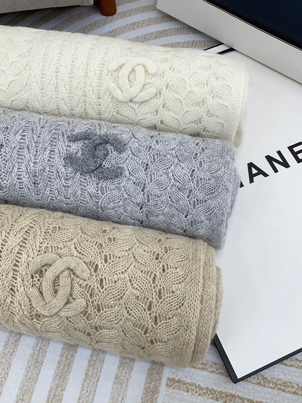 SCIARPA 190 CM IN CASHMERE GRIGIO NUVOLA 396247