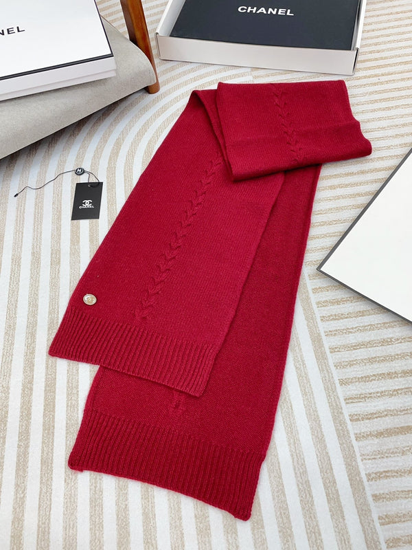 SCIARPA 180 CM IN CASHMERE ROSSO RUBINO 398266
