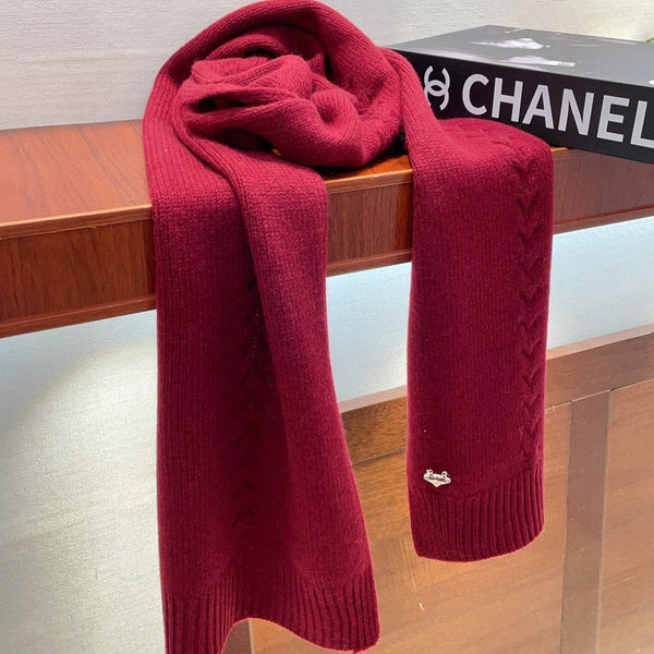 SCIARPA 180 CM IN CASHMERE ROSSO RUBINO 398266