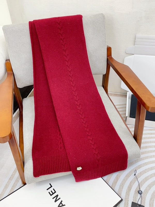 SCIARPA 180 CM IN CASHMERE ROSSO RUBINO 398266