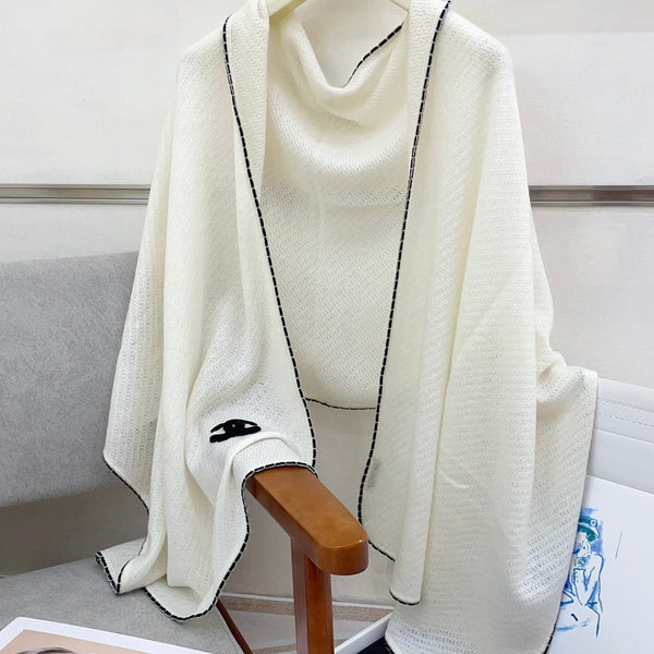 Sciarpa CC 190 CM In Cashmere Bianco 419815