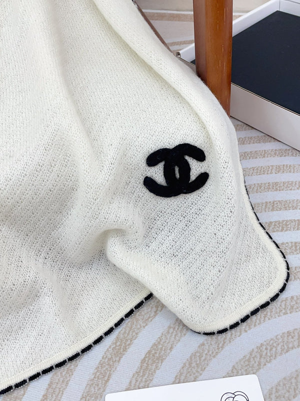 Sciarpa CC 190 CM In Cashmere Bianco 419815