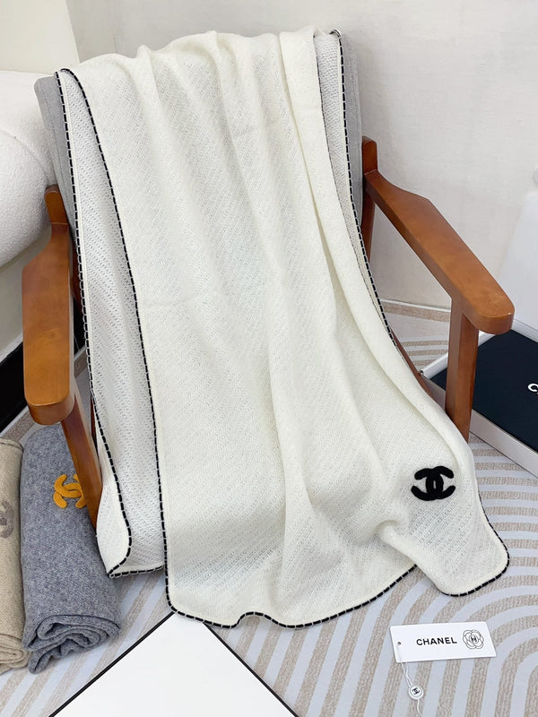 Sciarpa CC 190 CM In Cashmere Bianco 419815