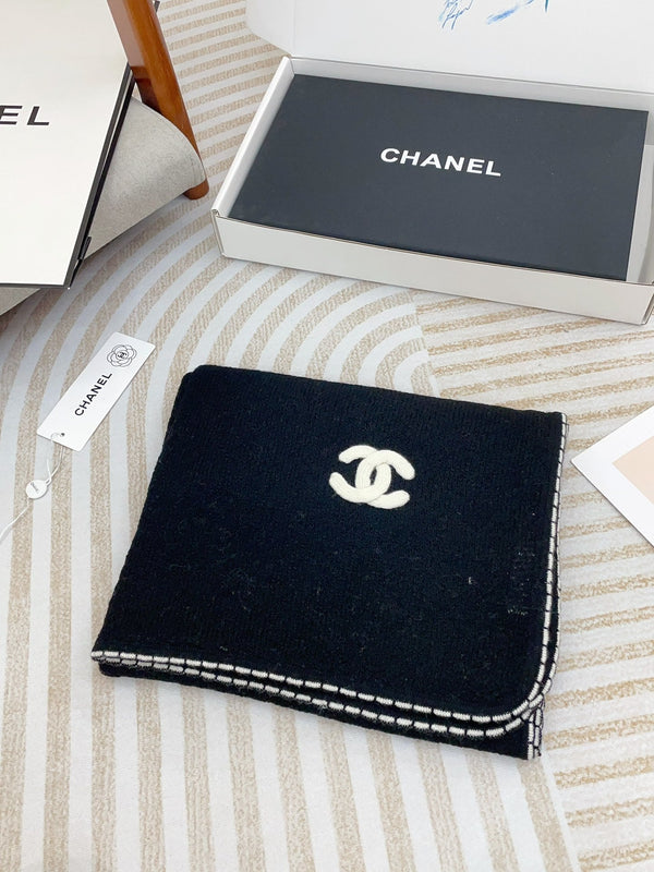 CC Scarf 190 CM In Black Cashmere 419816