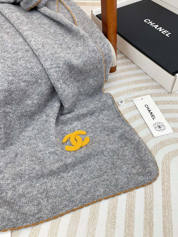 Sciarpa CC 190 CM In Cashmere Grigio 419817