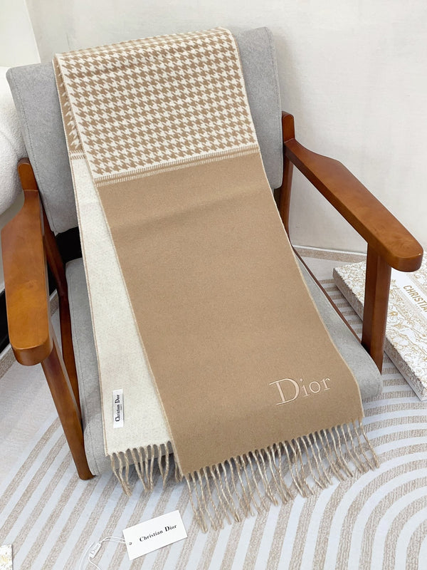 SCIARPA 180 CM IN CASHMERE BEIGE CAMMELLO 419820
