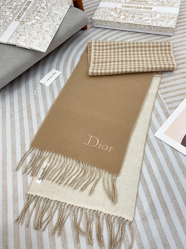 SCIARPA 180 CM IN CASHMERE BEIGE CAMMELLO 419820