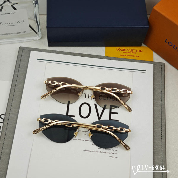 OCCHIALI DA SOLE CAT EYE 68064 IN METALLO