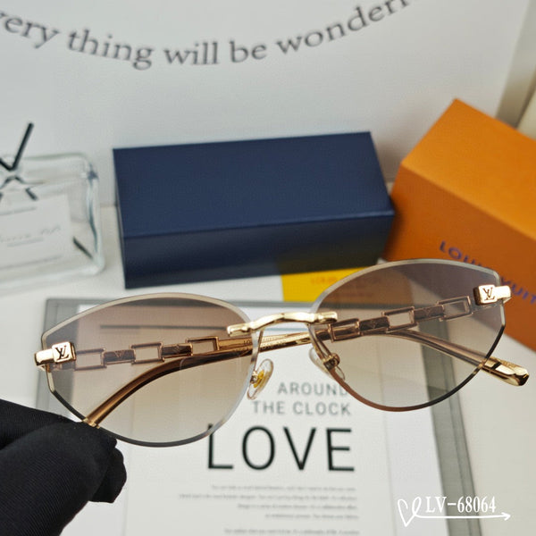 OCCHIALI DA SOLE CAT EYE 68064 IN METALLO