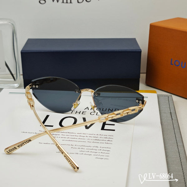 OCCHIALI DA SOLE CAT EYE 68064 IN METALLO