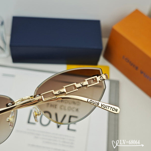 OCCHIALI DA SOLE CAT EYE 68064 IN METALLO