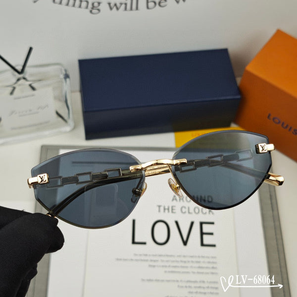 OCCHIALI DA SOLE CAT EYE 68064 IN METALLO