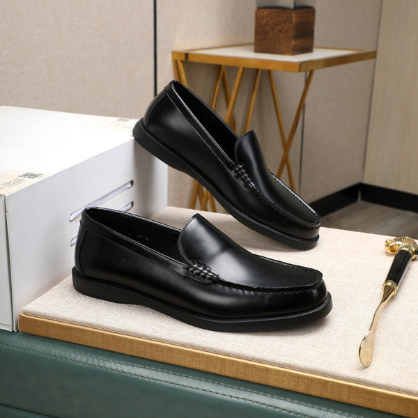 CD RETRO SEWED LOAFER BLACK SMOOTH CALFSKIN