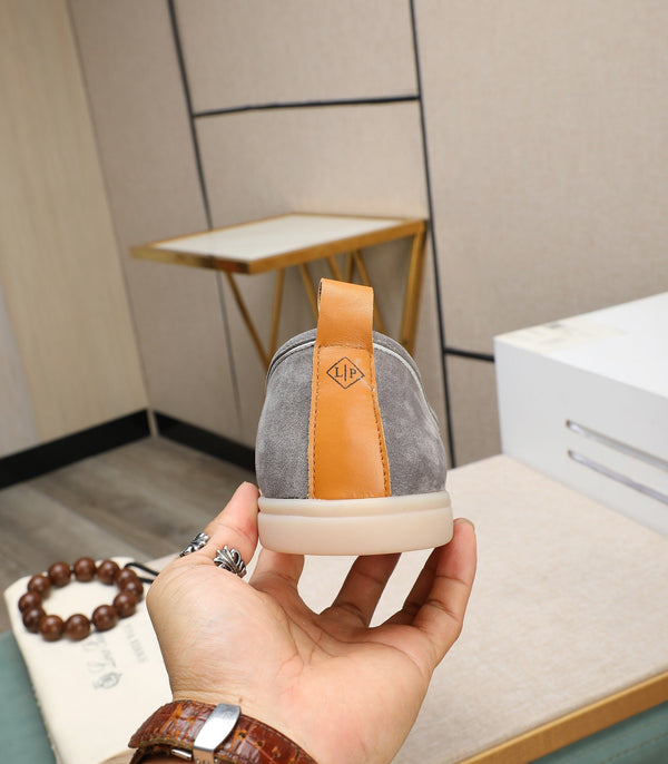 LP VENICE WALK LOAFERS LIGHT GRAY SUEDE