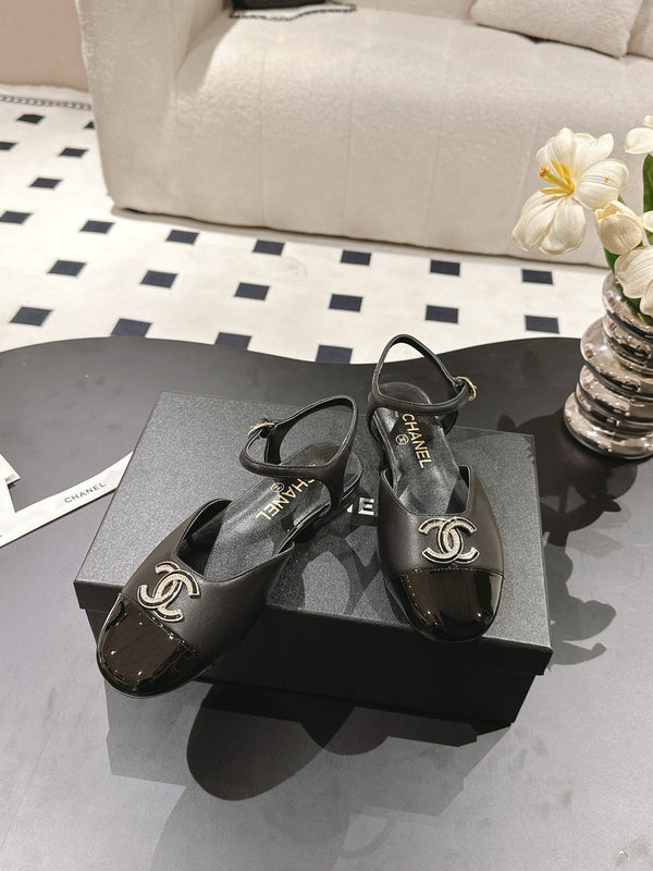 cc 25p mary jane black lambskin black pattern 237515