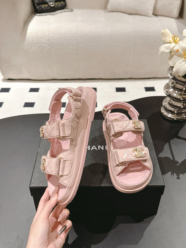 cc 25p dad sandal pink leather 237561