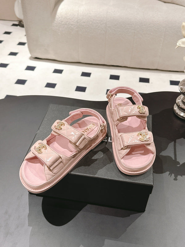 cc 25p dad sandal pink leather 237561