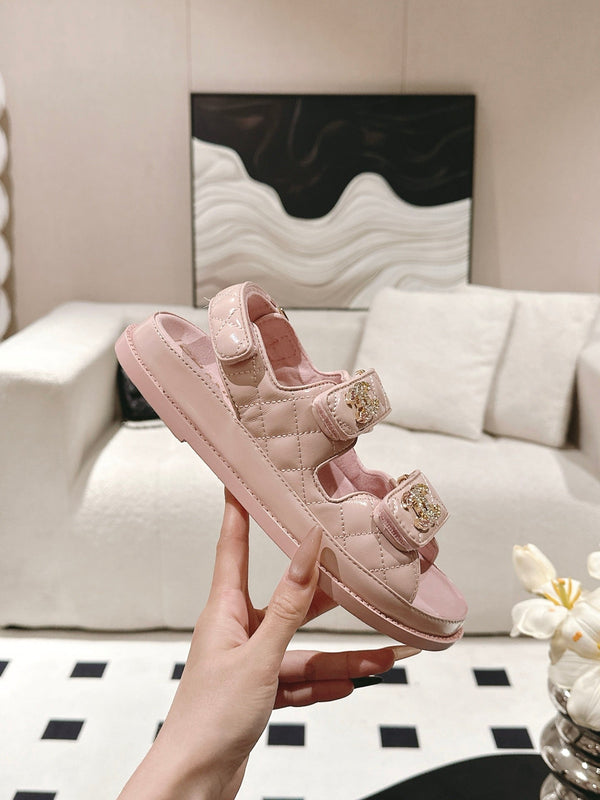 cc 25p dad sandal pink leather 237561