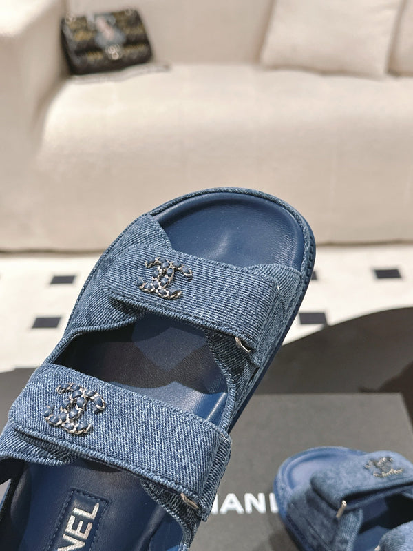 cc 25p dad sandal blue denim 237563