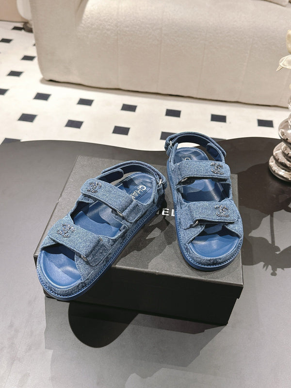 cc 25p dad sandal blue denim 237563