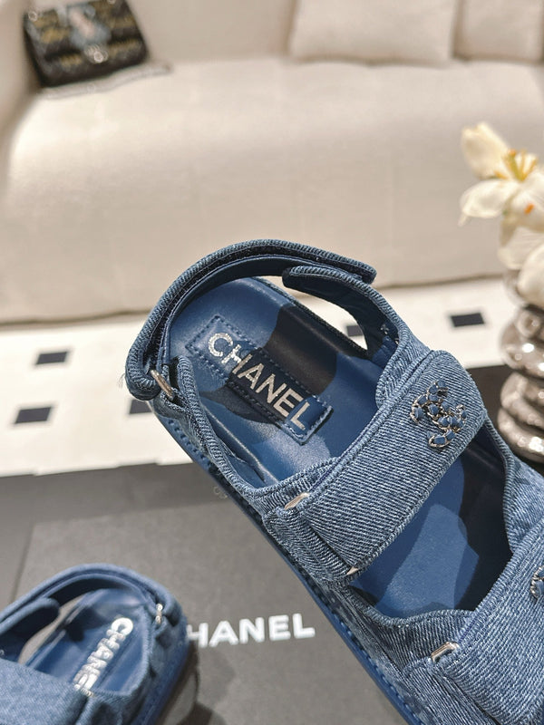 cc 25p dad sandal blue denim 237563