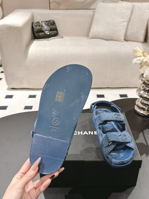 cc 25p dad sandal blue denim 237563