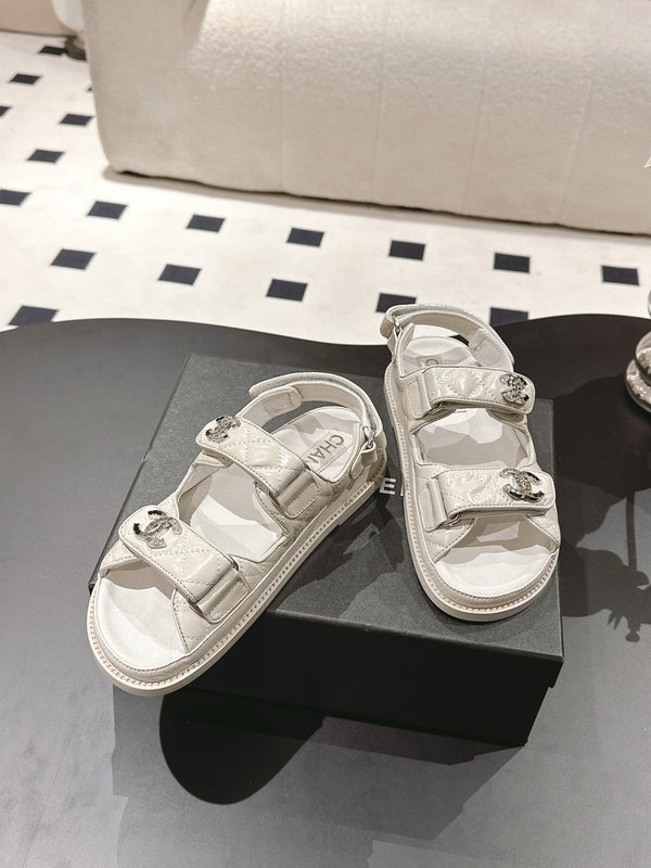 cc 25p dad sandal grey leather 237564