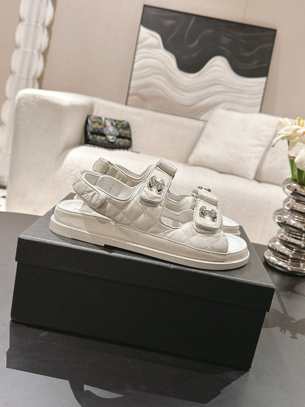 cc 25p dad sandal grey leather 237564