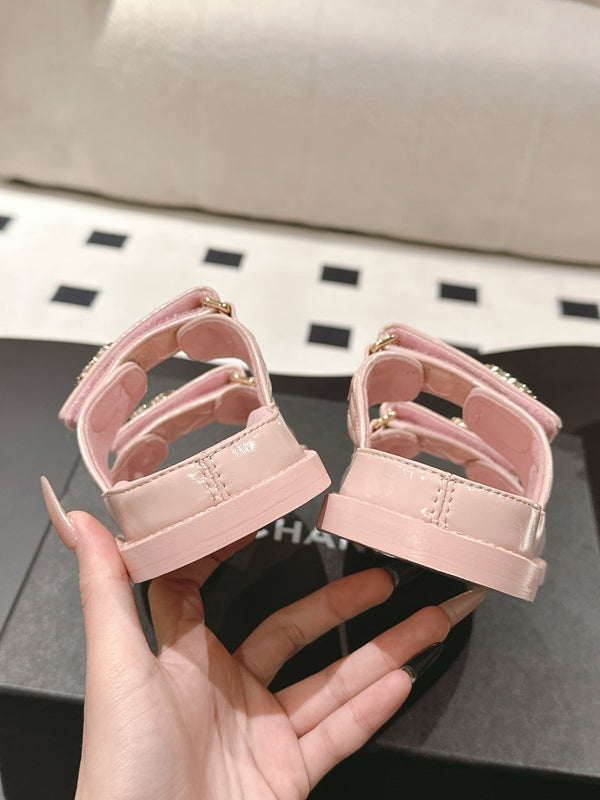 cc 25p dad mule sandal pink leather 237568