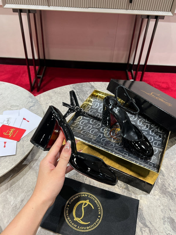 CL Jane Pump 55mm Patent Calf Leather Black