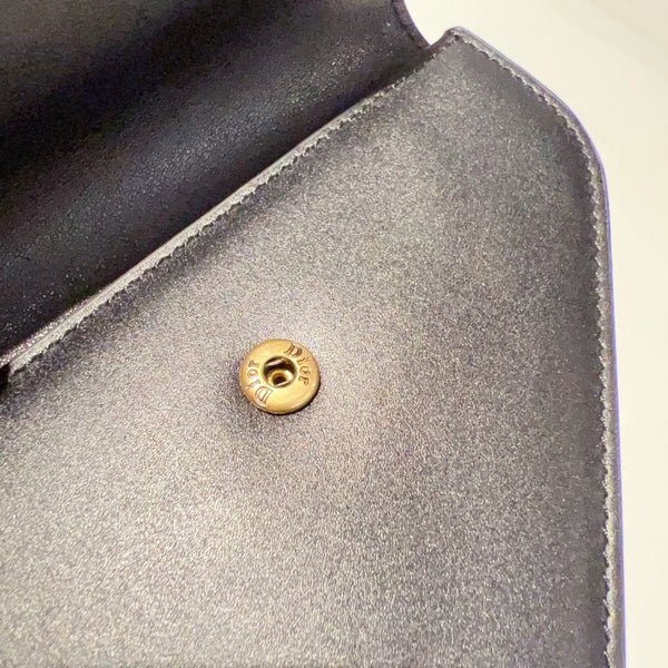 saddle removable pouch black calfskin belt