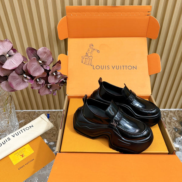 LV Archlight 2.0 Platform loafers 50mm Black Cowhide