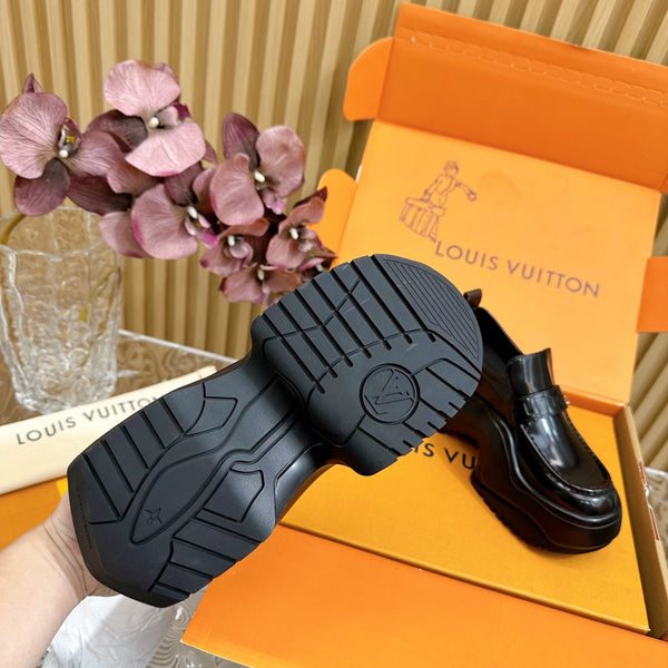 LV Archlight 2.0 Platform loafers 50mm Black Cowhide