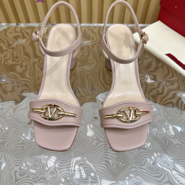 Sandalo con cinturino posteriore 70 The Bold Edition Vlogo Punta quadrata Rosa cannella