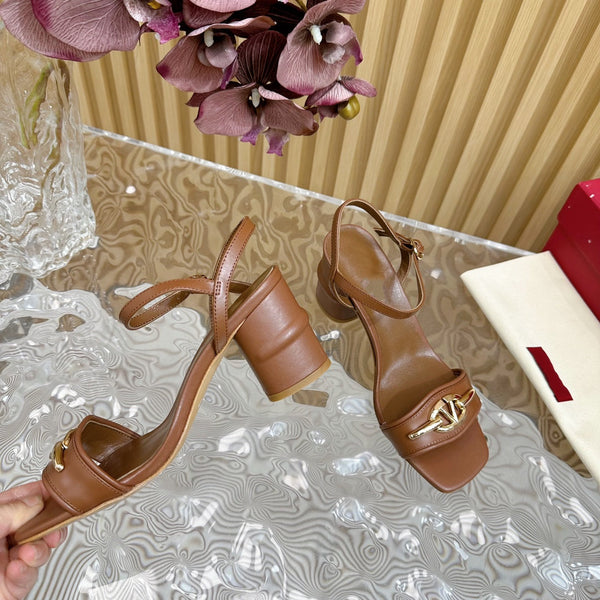 Sandalo con cinturino posteriore 70 The Bold Edition Vlogo punta quadrata marrone