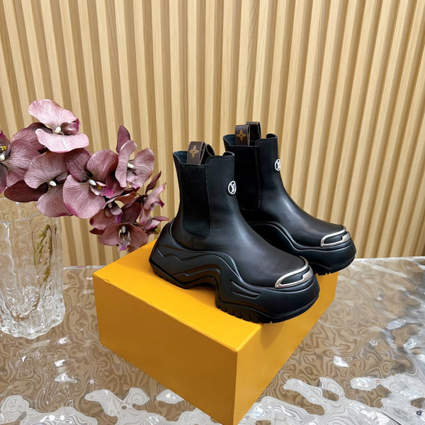 LV Archlight 2.0 Platform Boots 60mm Black Cowhide