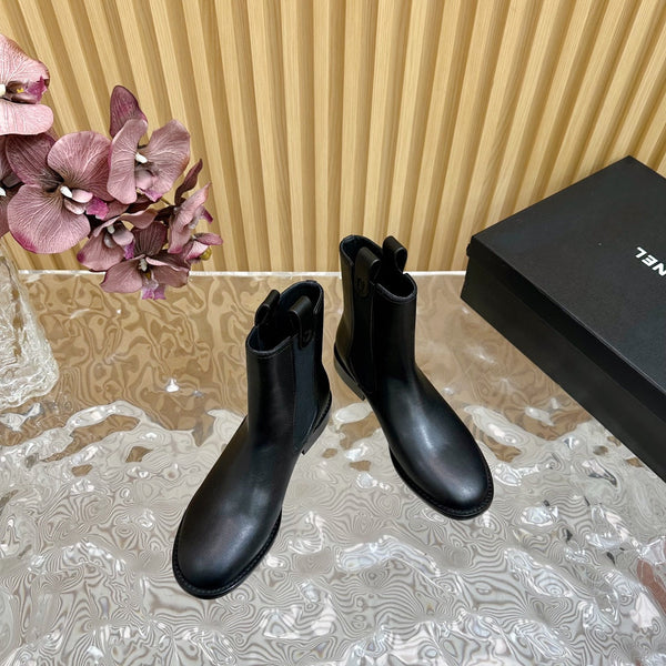 CC Ankle Boots 25mm Black Calfskin