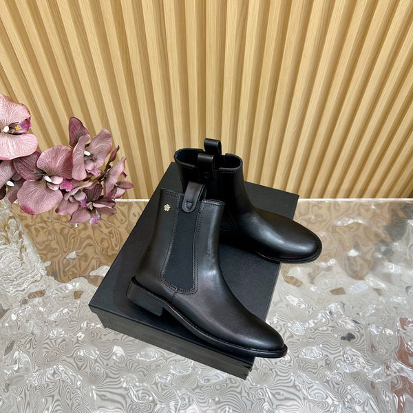 CC Ankle Boots 25mm Black Calfskin