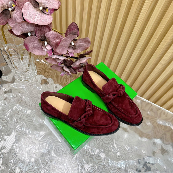BV Astaire Loafer Wine Suede 925614