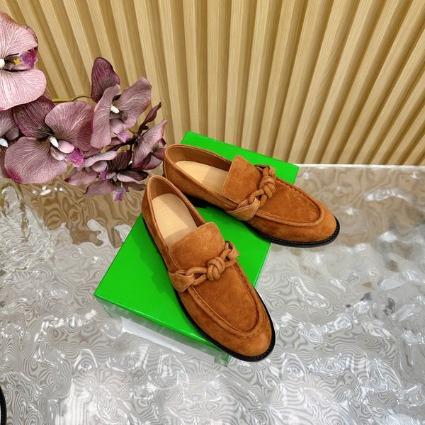 BV Astaire Loafer Gold Suede 925618