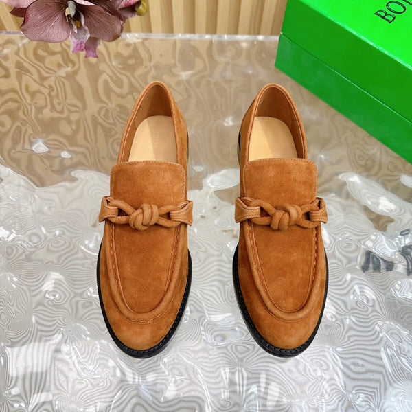 BV Astaire Loafer Gold Suede 925618
