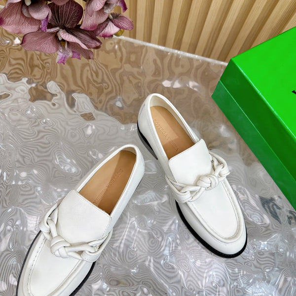 BV Astaire Loafer White Lambskin 925620