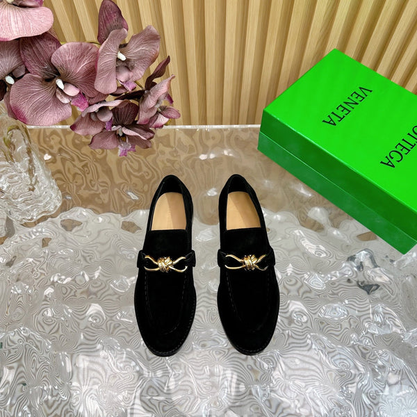 Mocassino BV Astaire in camoscio nero Ghw 925629