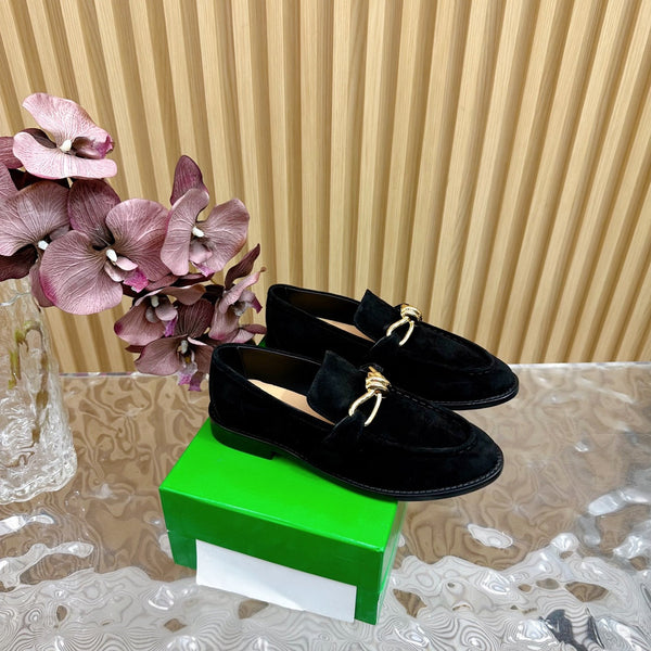 Mocassino BV Astaire in camoscio nero Ghw 925629