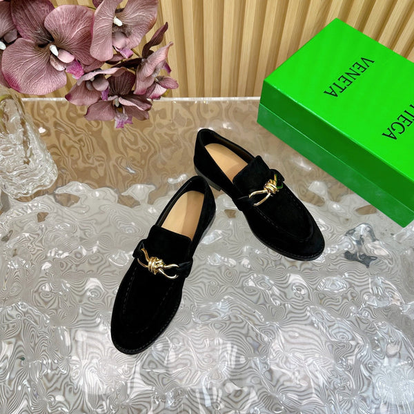 Mocassino BV Astaire in camoscio nero Ghw 925629