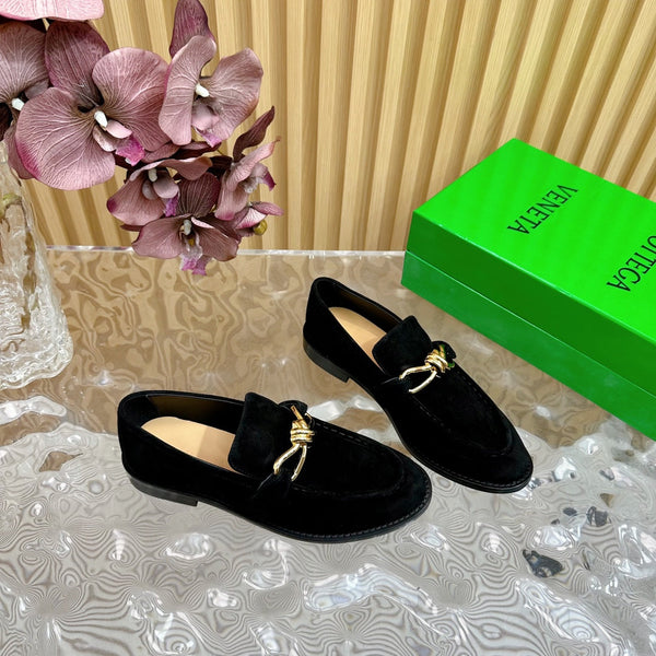 Mocassino BV Astaire in camoscio nero Ghw 925629