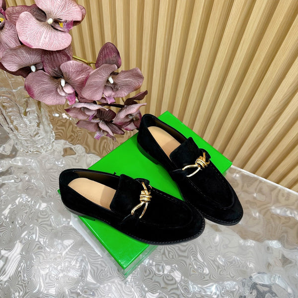 Mocassino BV Astaire in camoscio nero Ghw 925629