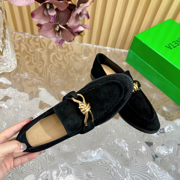 Mocassino BV Astaire in camoscio nero Ghw 925629